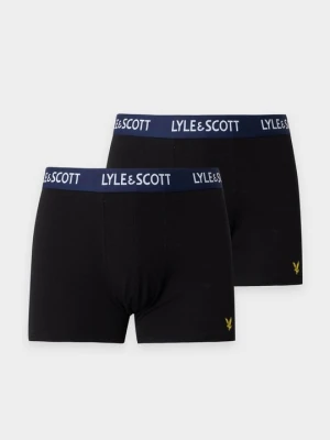 Bokserki z krótkimi nogawkami Lyle & Scott czarny