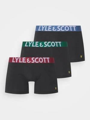 Bokserki z krótkimi nogawkami Lyle & Scott czarny