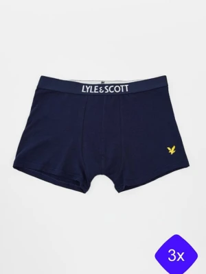 Bokserki z krótkimi nogawkami Lyle & Scott granatowy