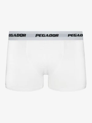 Bokserki z krótkimi nogawkami Pegador biały
