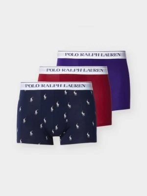 Bokserki z krótkimi nogawkami Polo Ralph Lauren liliowy