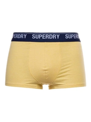 Bokserki z krótkimi nogawkami Superdry żółty