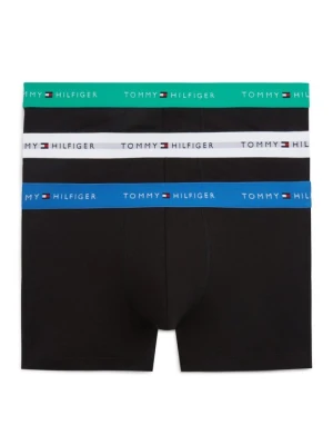 Obcisłe bokserki z krótkimi nogawkami Tommy Hilfiger czarny