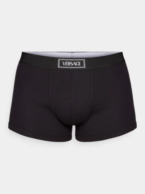 Bokserki z krótkimi nogawkami Versace czarny