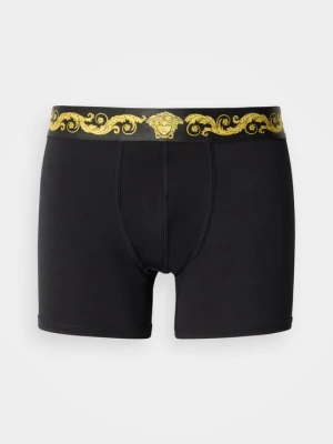 Bokserki z krótkimi nogawkami Versace czarny