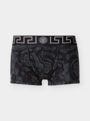 Bokserki z krótkimi nogawkami Versace czarny
