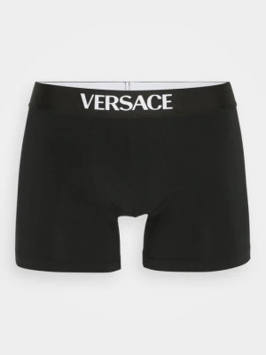Bokserki z krótkimi nogawkami Versace czarny