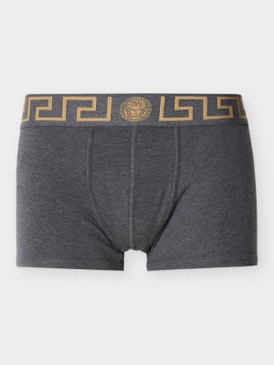 Bokserki z krótkimi nogawkami Versace szary