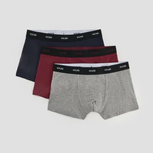 Bokserki z logowaną taśmą 3-pak House