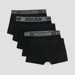 Bokserki z logowaną taśmą 5-pak House
