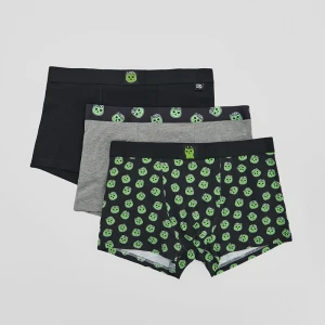 Bokserki z motywem kota kosmity 3-pak House