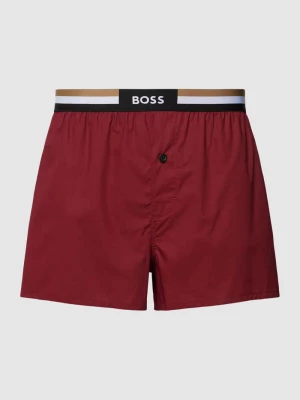Bokserki z paskiem z logo w zestawie 2 szt. model ‘Boxer’ Boss