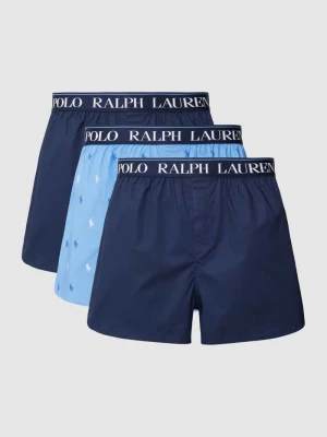Bokserki ze wzorem z logo w zestawie 3 szt. Polo Ralph Lauren Underwear