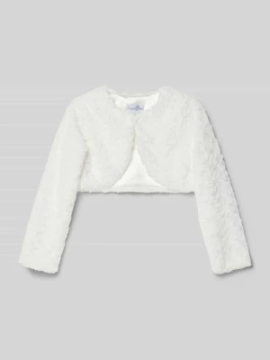 Bolerko krótkie z okrągłym dekoltem Happy Girls