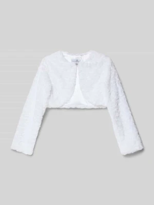 Bolerko krótkie z okrągłym dekoltem Happy Girls