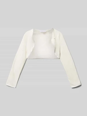 Bolerko o kroju regular fit z kwiatowymi aplikacjami Weise