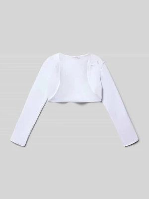 Bolerko o kroju regular fit z kwiatowymi aplikacjami Weise