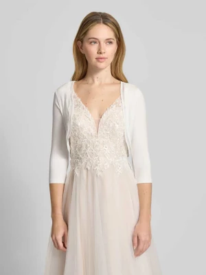 Bolerko z mieszanki wiskozy z rękawem o dł. 3/4 V.M.