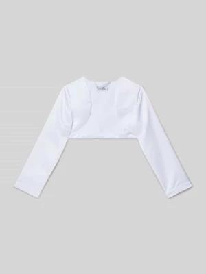 Bolerko z satyny z przodem bez zapięcia Happy Girls