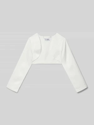 Bolerko z satyny z przodem bez zapięcia Happy Girls