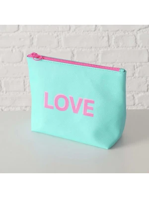 Boltze Kosmetyczka "Loampy" w kolorze turkusowym - 22 x 17,5 x 8 cm rozmiar: onesize