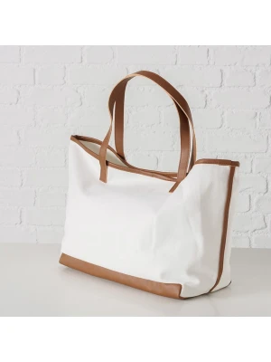 Boltze Torebka "Travel" w kolorze białym - 50 x 27 x 23 cm rozmiar: onesize