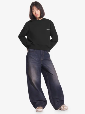 Bomb bluza bez kaptura damska czarna Prosto