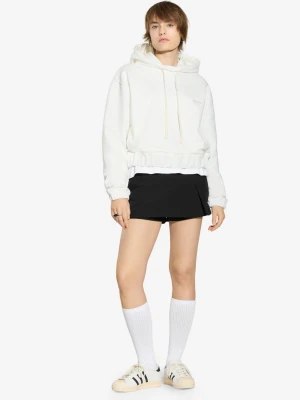 Bomb bluza z kapturem damska biała Prosto