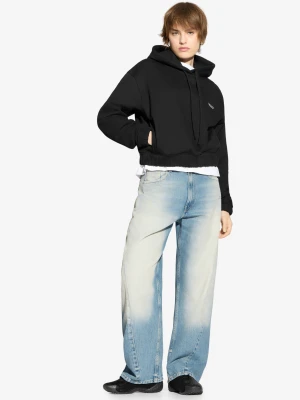 Bomb bluza z kapturem damska czarna Prosto