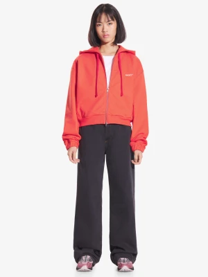 Bomb bluza z kapturem damska czerwona Prosto