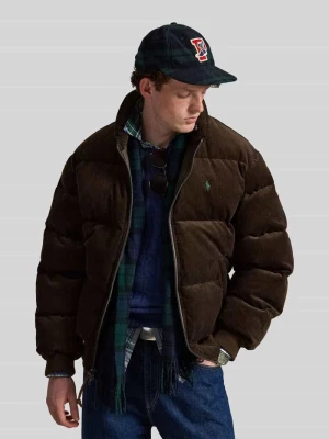 bomberka o kroju regular fit z czystej bawełny Polo Ralph Lauren Średniobrązowy