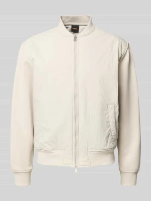 Bomberka o kroju regular fit z dodatkiem bawełny model ‘ZE_SMARTCORE’ Boss Orange