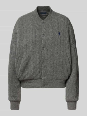 Bomberka o kroju regular fit z imitacji dzianiny z domieszką kaszmiru Polo Ralph Lauren
