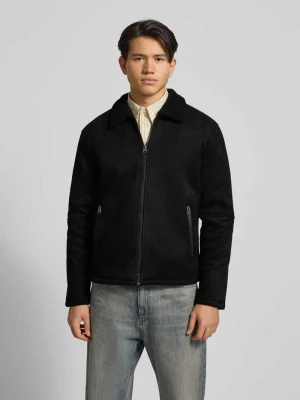 Bomberka o kroju regular fit z kołnierzem z imitacji futra model ‘ROYCE’ Only & Sons