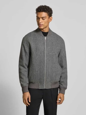 Bomberka o kroju regular fit z mieszanki wełny model ‘JENS’ Selected Homme