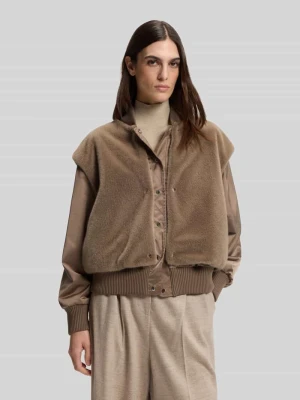 Bomberka o kroju regular fit z odpinaną kamizelką z imitacji futra Boss