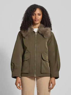 Bomberka o kroju regular fit z odpinanym kołnierzem z imitacji futra model ‘SEOUL’ Vero Moda