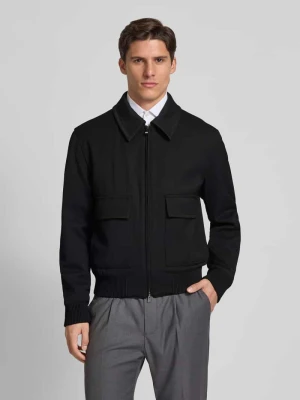 Bomberka o kroju regular fit z wełny model ‘CHARLY’ Boss