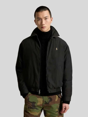 bomberka o kroju regular fit z wykładanym kołnierzem Polo Ralph Lauren Czarny