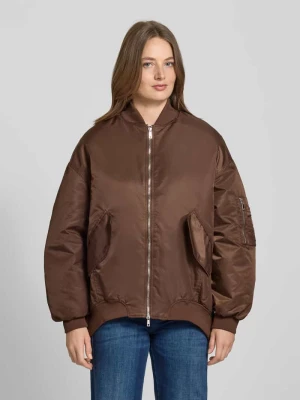 Bomberka o kroju relaxed fit z dwustronnym zamkiem błyskawicznym miss goodlife