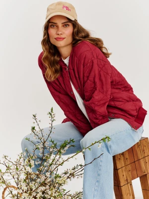 Bomberka pikowana oversize Smoky Blush XS/S