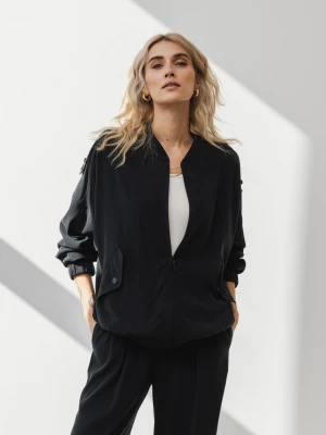 BOMBERKA SILVIA CUPRO CZARNA S - Flawless