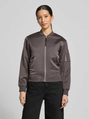 bomberka w kroju regular fit ze stójką model 'Beth' khujo