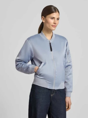 bomberka w kroju regular fit ze stójką model 'Beth' khujo