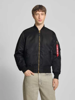 Bomberka w kroju regular fit ze stójką Model 'Heritage' alpha industries