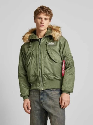 Bomberka z detalem z logo alpha industries