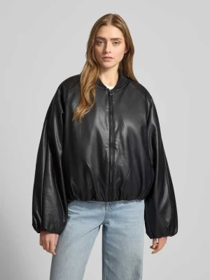 Bomberka z imitacji skóry model ‘Rika’ EDITED