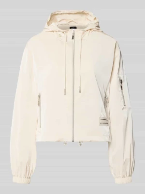 bomberka z kapturem i kieszeniami zapinanymi na zamek błyskawiczny monari