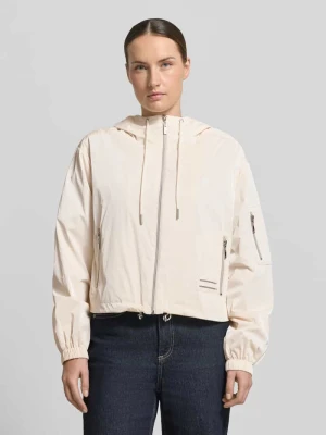 bomberka z kapturem i kieszeniami zapinanymi na zamek błyskawiczny monari