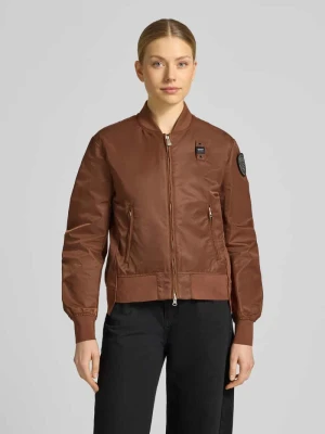 bomberka z kieszeniami zapinane na zamek błyskawiczny model 'LAURIE' Blauer USA